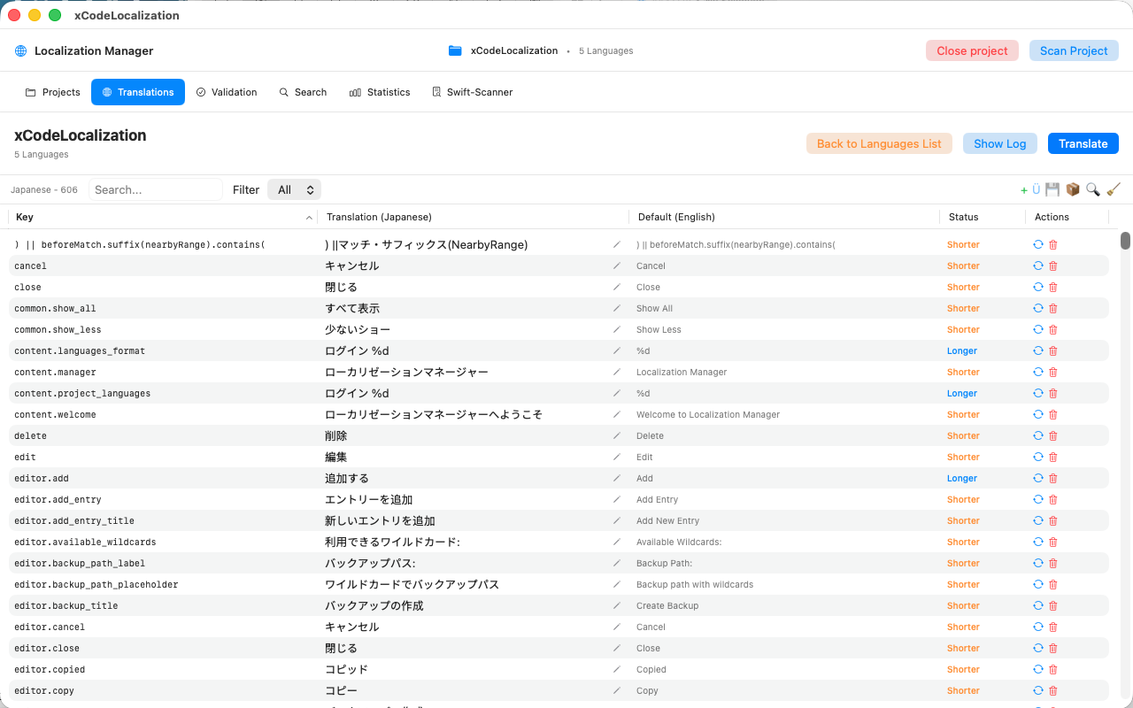 xCodeLocalization Screenshot 3