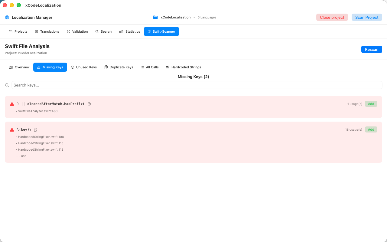 xCodeLocalization Screenshot 8