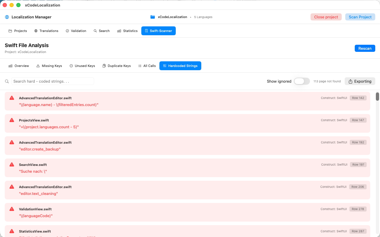 xCodeLocalization Screenshot 12