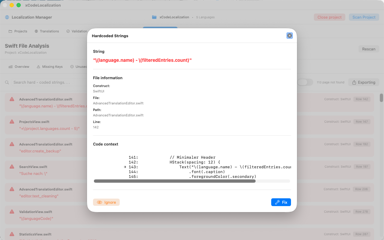 xCodeLocalization Screenshot 13